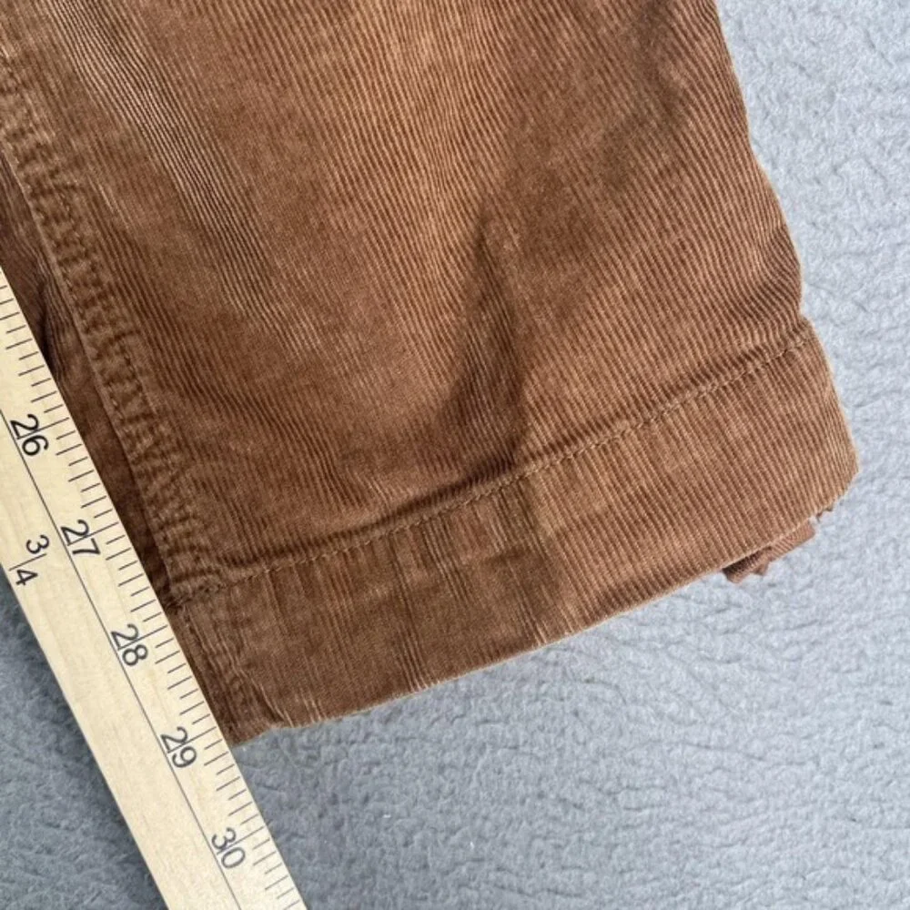 Alpine Design Hike Corduroy Pants Womens Medium Brown Roasted Coffee Outdoor New